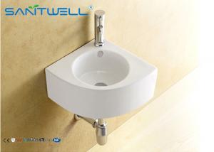 China Sanitary ware ceramic sink wall mounted wash basins 370*370*160 mm factory