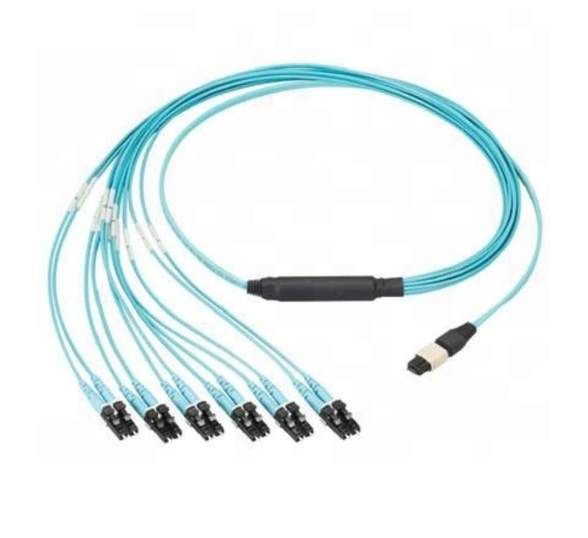 3m/5m/10m Core Fiber Optical Jump Cord ST LC SC FC OM3 MPO 24/12 for sale