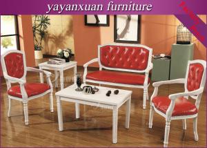 China White Wooden Table And Chairs From Manufacturer For Supply With Cheaper Price (YW-P10) factory