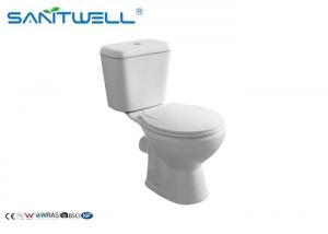 China Classic Back to Wall Close Coupled Toilet White 665*375*725 mm factory