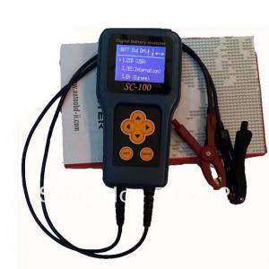 China SC-100 Truck Diagnostic Tools Automotive Battery Tester With Large LCD factory