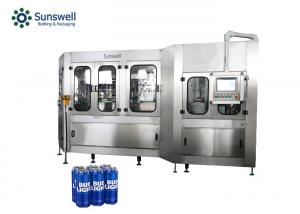 China Automatic High Speed Beer Can Filler Machine Carbonated Bottling Machine factory