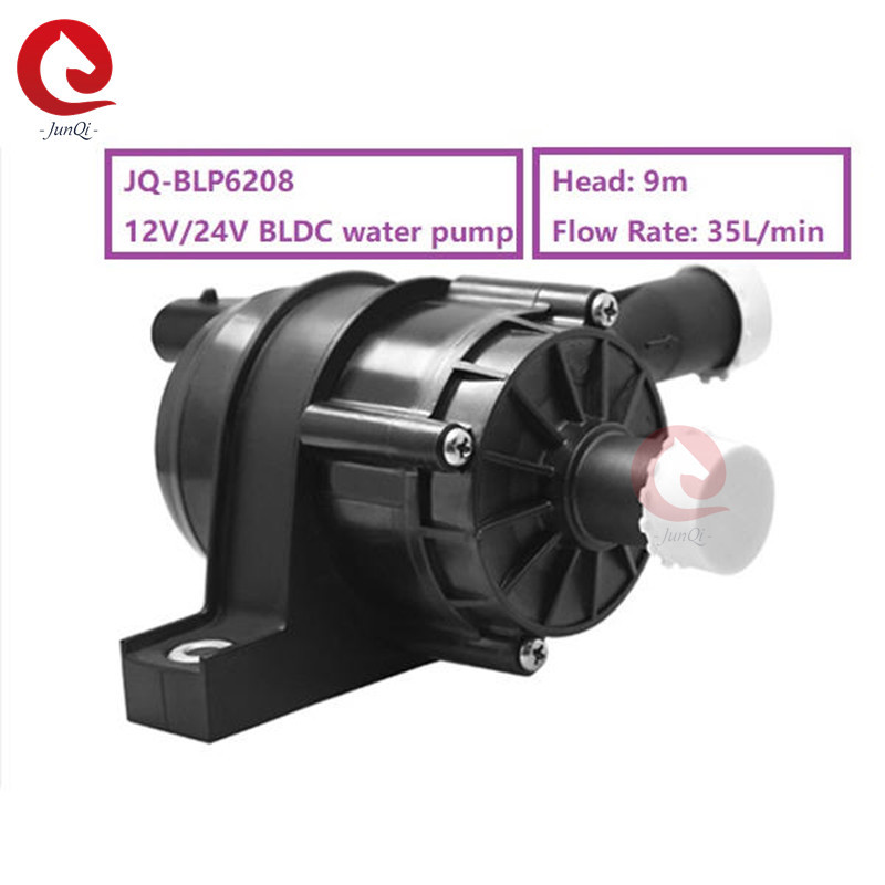China 12V DC Mini Water Pump 30L/Min Flow 9m Lift JQ-BLP6208 Booster Pump For EV Cars factory