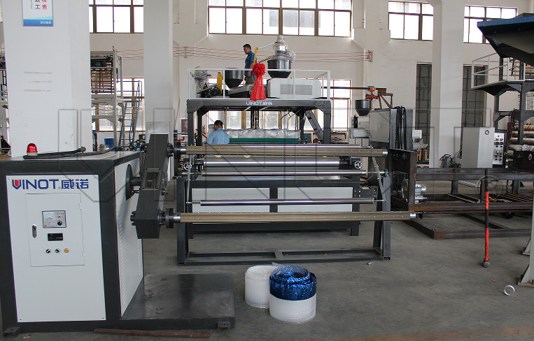 China PE Air Bubble Stretch Film Manufacturing Machine 1200 - 2000mm Film Width factory