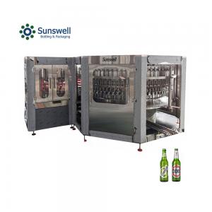 China Automatic Beer Bottling Machines Beer Bottling Capping Line factory