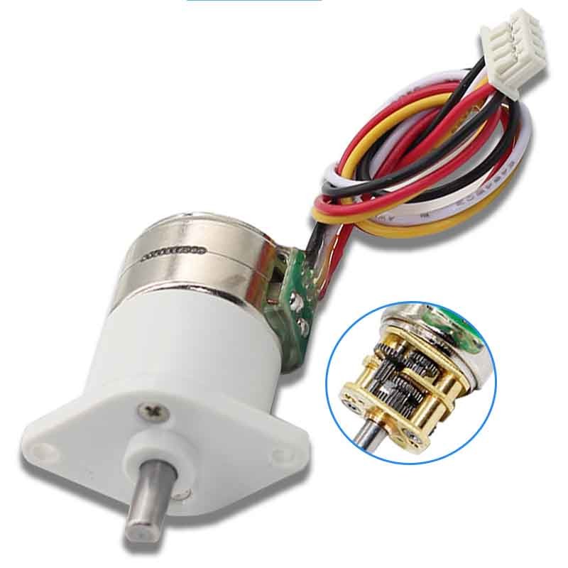 China GM12 15BY Worm DC Stepper Motors 2 Phase 4 Wires 18d Stepper Angle Speed factory