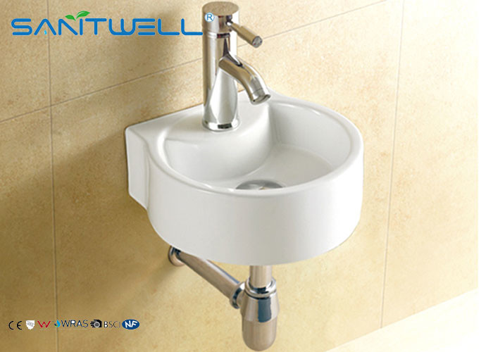 China Modern wall mounted basin  popular and artistic shape 295*290*110 mm factory