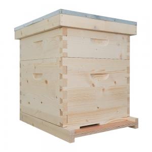 China Fir Dadant Beehive 24mm Beekeepers Unassembled Bee Hive factory
