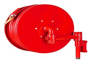 China 30m Synthetic Rubber 1.2mpa Manual Fire Hose Reel factory