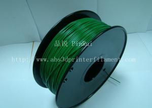 China OEM Biodegradable PLA 1.75 / 3.0 mm 3D Printer Filaments ( Dark Green ) factory