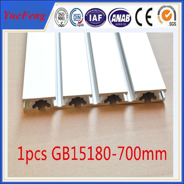 China hot selling 2016 Extruded Anodizing t slotted aluminum machine table top extrusions factory