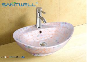 China Bathroom Ceramic Artistic Basin Face Sink Waterproof China CUPC 590*390*215 mm factory