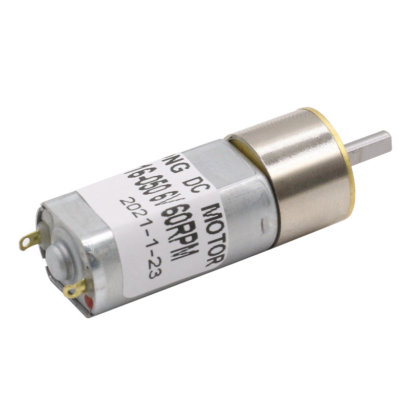 China 16mm Metal Electric Brushed Micro DC Gear Motors 12V 340RPM Low Speed factory