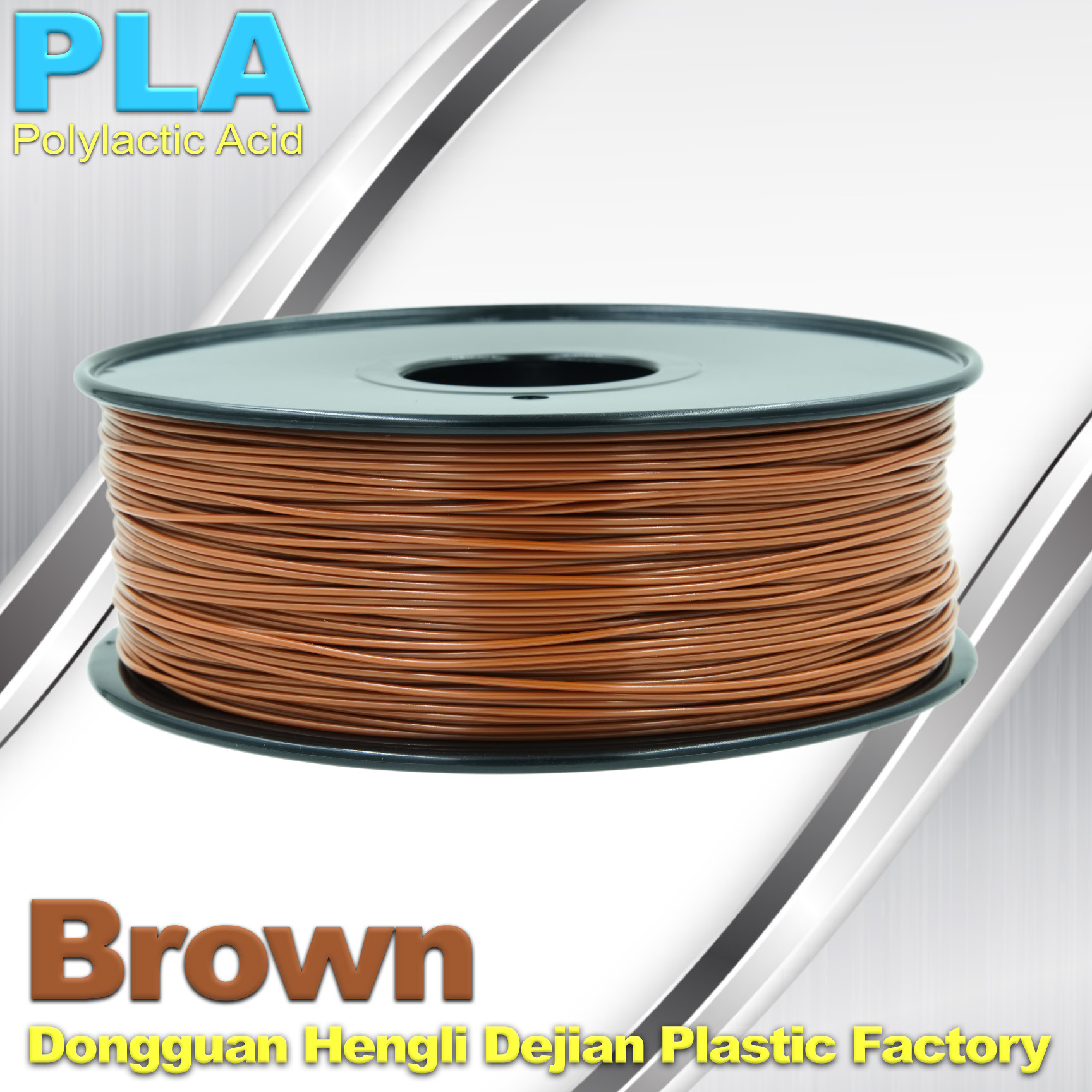 Buy cheap Brown PLA Filament 3D Printer Materials 1kg / spool from wholesalers