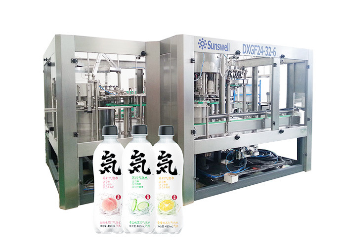 China 84 Valves Energy Drink Labeling Packaging Carbonated Filling Machine factory