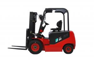 China 2 Ton Lifting Capacity Electric Battery Forklift Truck With Comfortable Seating factory