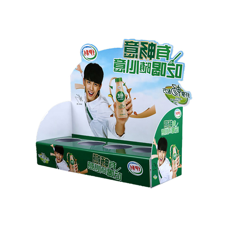 China customized pvc display stand rectangle counter box clear food factory