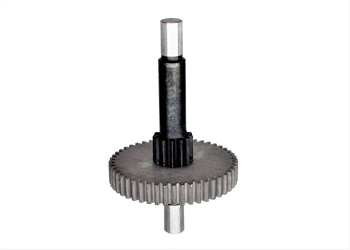 China S45 Steel Pinion Spur Gear Cluster Smaller Module 48T M0.5 Gear And 13T 0.5M Pinion factory