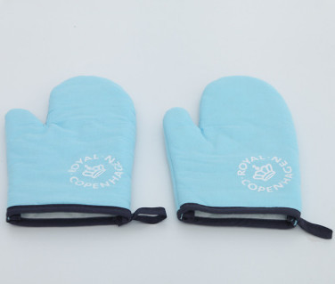 China Durable Kitchen Oven Mitts Heat Transfer Printing Good Stain Resistant Function factory
