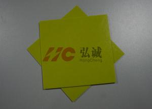 China Yellow GPO3  Fiberglass Electrical Insulation Sheet Stable Mechanical Strength factory