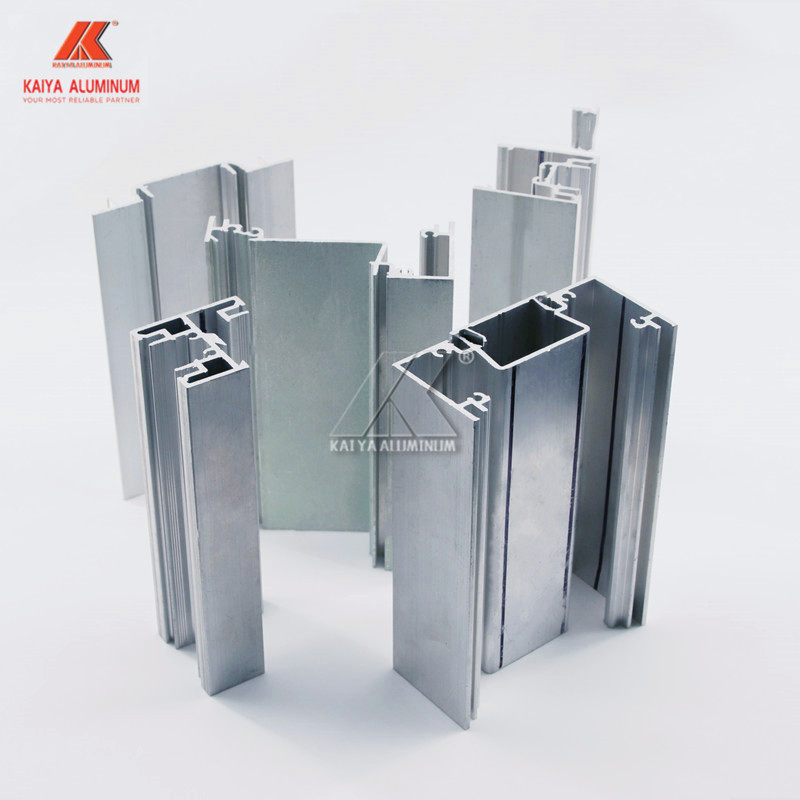 China 6063 Extruded Construction Sliding Door Aluminum Alloy Profile For UK Market factory