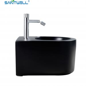 China SWJ0431MB Bathroom WC pan White Wall Hung Bidet 490*370*300 mm size , Floor mounted bidet factory