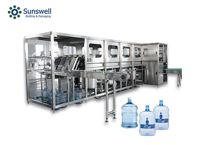 China 20 Liter 5 Gallon Filling Production Line Jar Filling Machine Pure Drinking Water factory