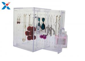 China Home Acrylic Jewelry Organizer Clear Acrylic Jewelry Box Organizer For Watches / Bracelets factory