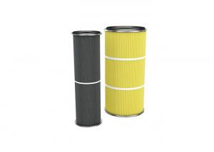 China 5μm Used Porosity Cylinder Cartridge Filter For  Dust Collector Vaccum factory