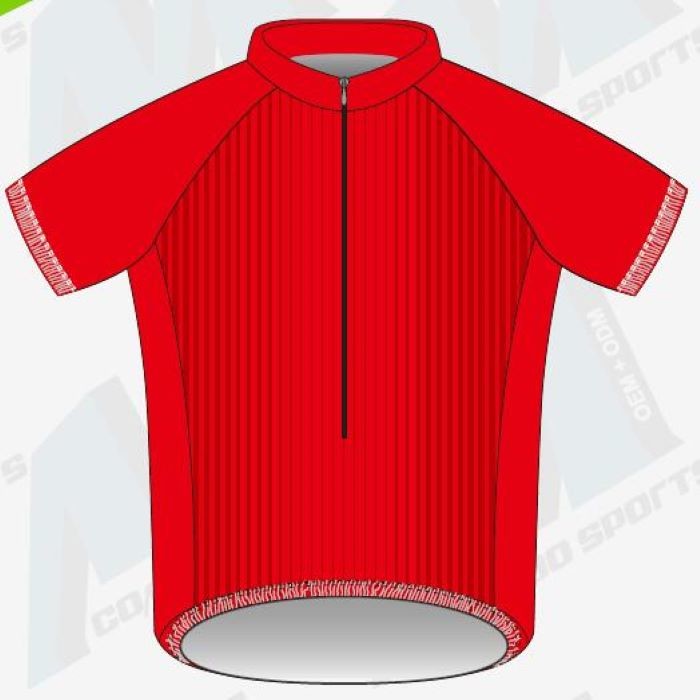 China 140gsm Short Sleeve Cycling Jersey , Sublimation Team Cycling Jerseys factory