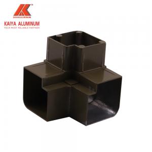 China 1/2" 6061 CNC Aluminum Profile Tri Angle 3 Way Corner Elbow factory