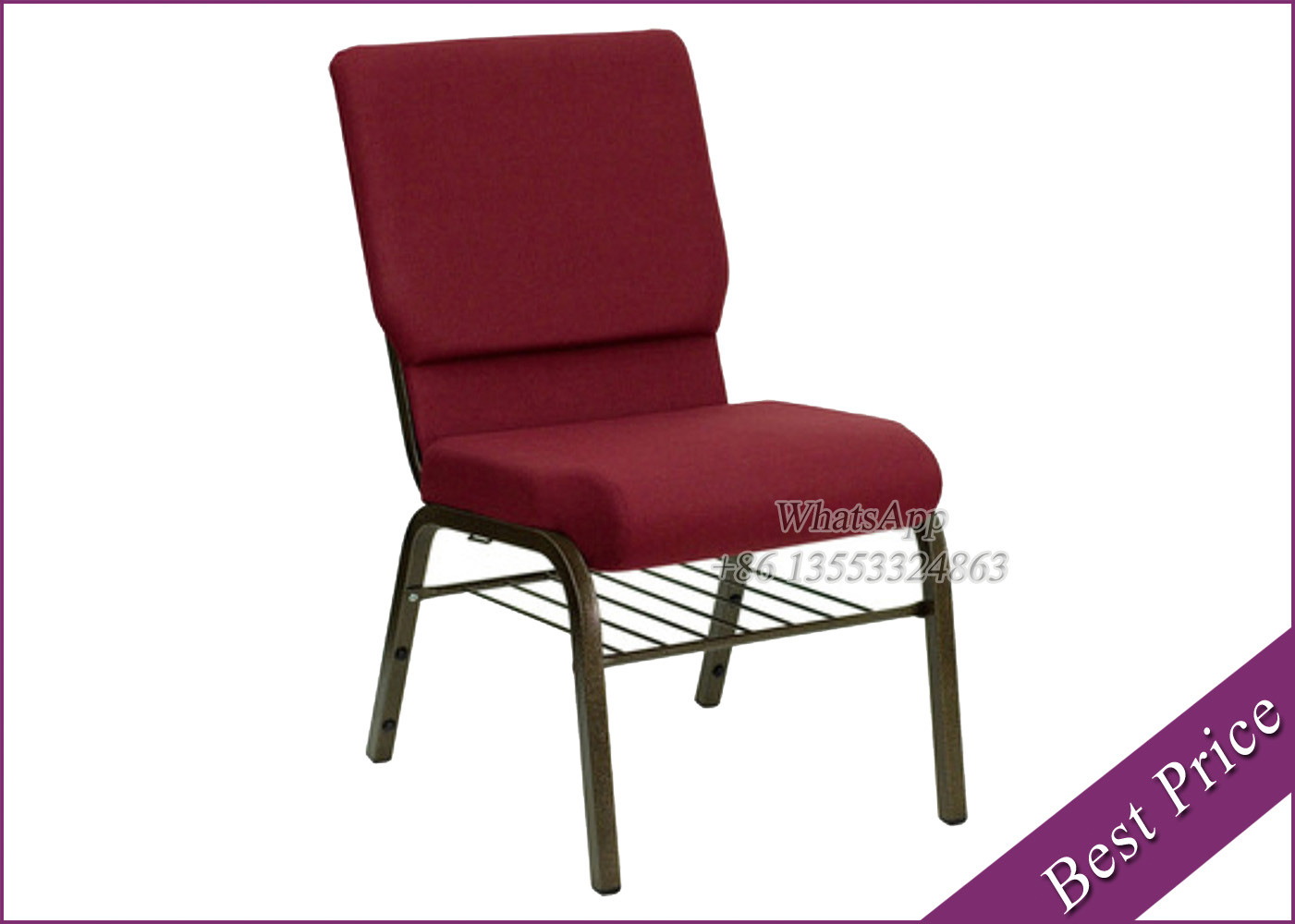 China Red Church Chairs For Sale With Wholesale Price and Good Quality (YC-31) factory