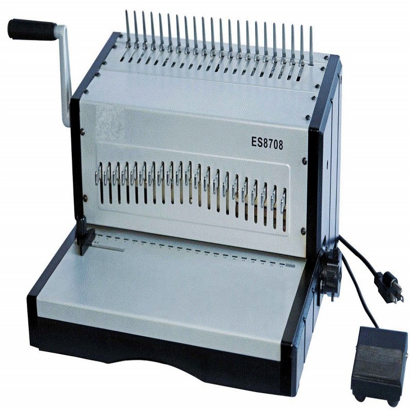 China Electric Wire Coil Comb Binding Machine For Notebook Binding factory