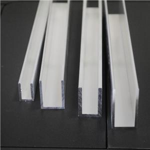 China Sliding Track U Channel Aluminum Door Profile 6063 T5 For 10mm Glass Door Shower Room factory