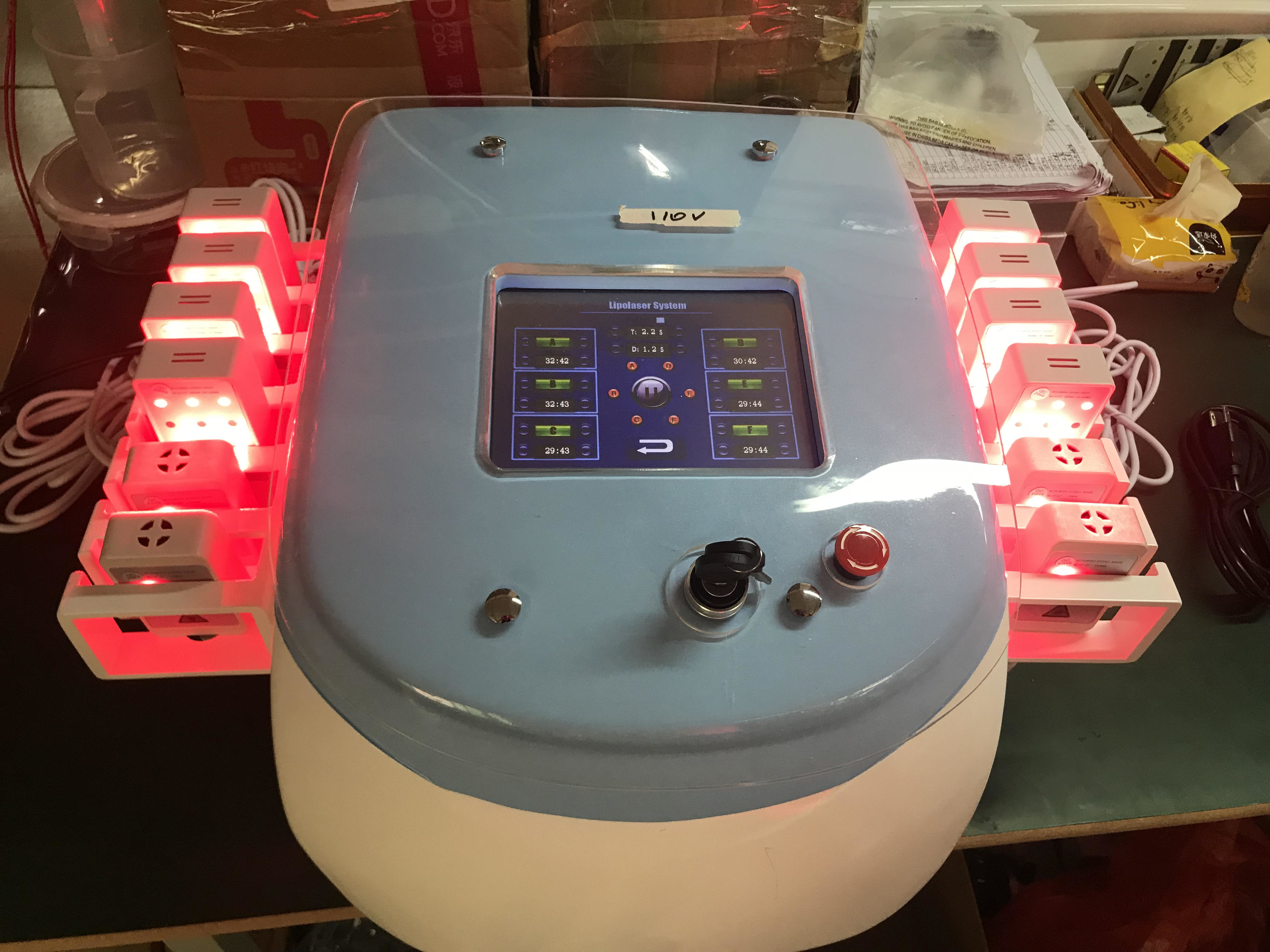 China Medical Beauty Shaping Lipo Laser Slimming Machine Cellulite Reduction Air Cooling factory