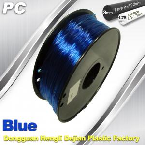China High Strengh 3D Printer Polycarbonate Filament 1.75mm / 3.0mm factory