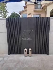 China Decorative Courtyard Entrance Aluminum Door Profile For Garden factory