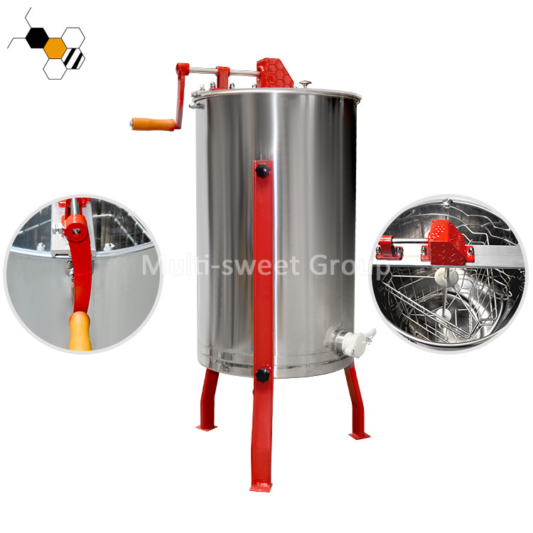 China Centrifuge For Honey 3 Frames Manual Honey Extractor factory