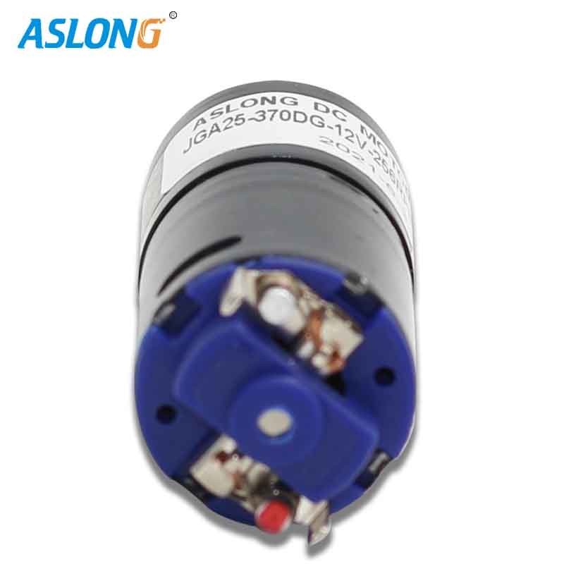 China Strong Magnetic 6V 12V 20000rpm 370 DC Motor With Dia25mm Double Link Gearbox Reducer factory