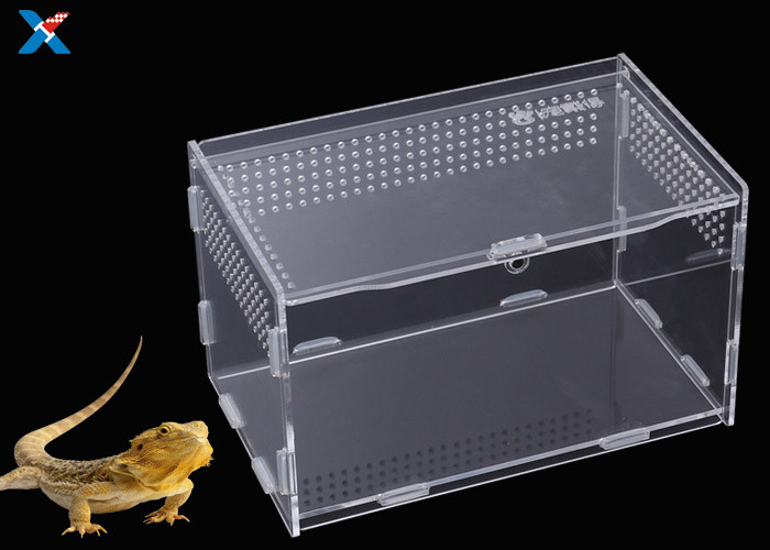China Customized Clear Acrylic Furniture , Acrylic Reptile Box OEM / ODM Available factory