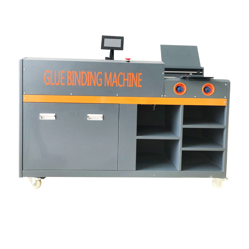 China Touch Screen A3 A4 Automatic Glue Binding Machine 60mm Bind Thickness factory