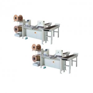 China PLC Control 400mm Double Wire Coil Binding Machine For Spiral Book factory
