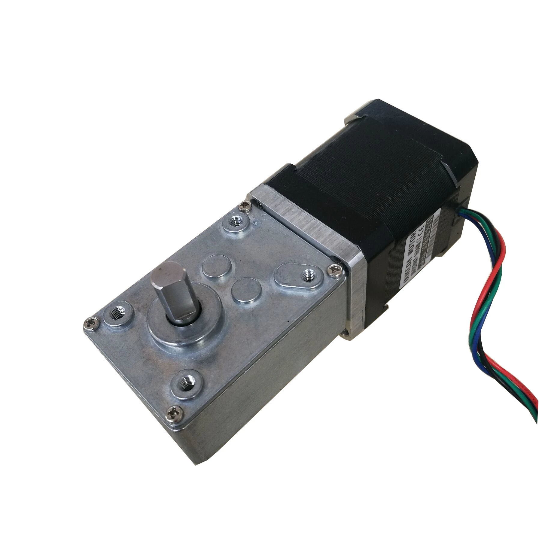 China Worm Gear Nema 17 Stepper Motor Reducer A58SW-42BY With Reduction Ratio factory