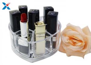 China Makeup Organizer Acrylic Box , Clear Acrylic Lipstick Organizer For Brushes / Skincare factory