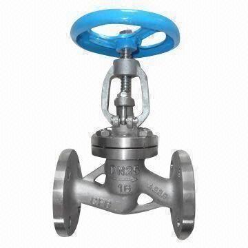 China Stainless Steel Globe Valve, Metal Seated, with Flanged Ends and ANSI/DIN/BS Standards factory