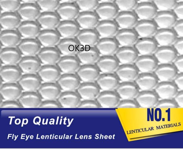 HOT microlens DOT array lenticular lens sheet with DOT 3D effect /Parallex 3D lenticular Lens for 3d lenticular print