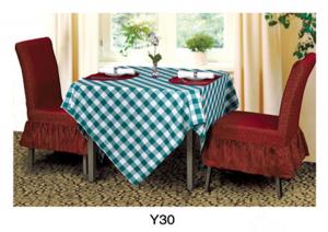 China Wholesale luxury wedding party plaid table cloth (Y-30) factory