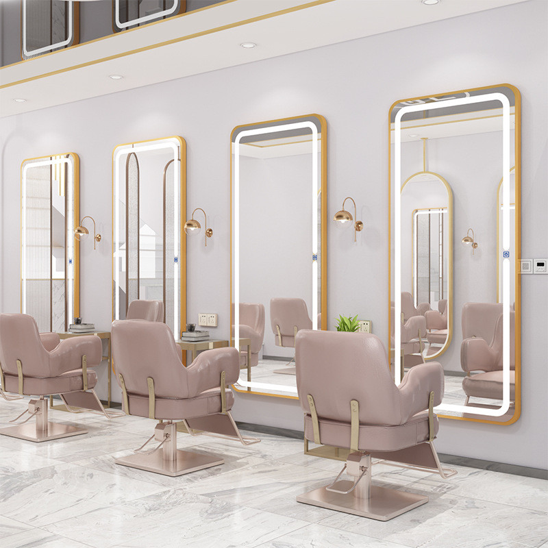 China Mirror Frame Furniture Aluminium Profiles Barbershop Accessories factory