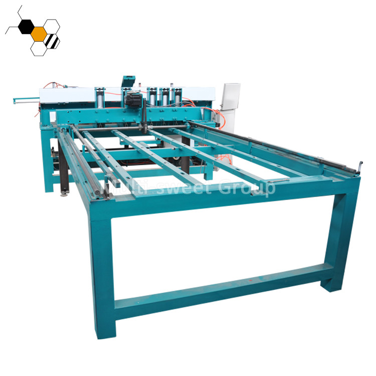 China Electronic CNC Timber Cut Off Saw 1.1kw Beehive Frame Assembly Machine factory