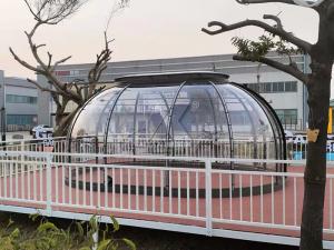 China 4.5mX6m Transparent Dome Glamping Tent For Outdoor Entertainment factory